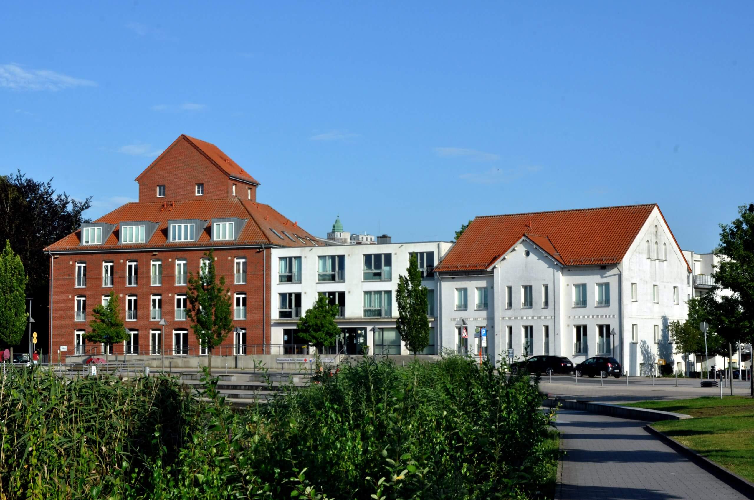 Fassade des Claudiushofs in Reinfeld